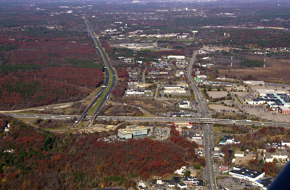 Arial photo of Burlington Landlocked Forest