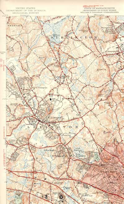 Map of Landlocked Forest 1950